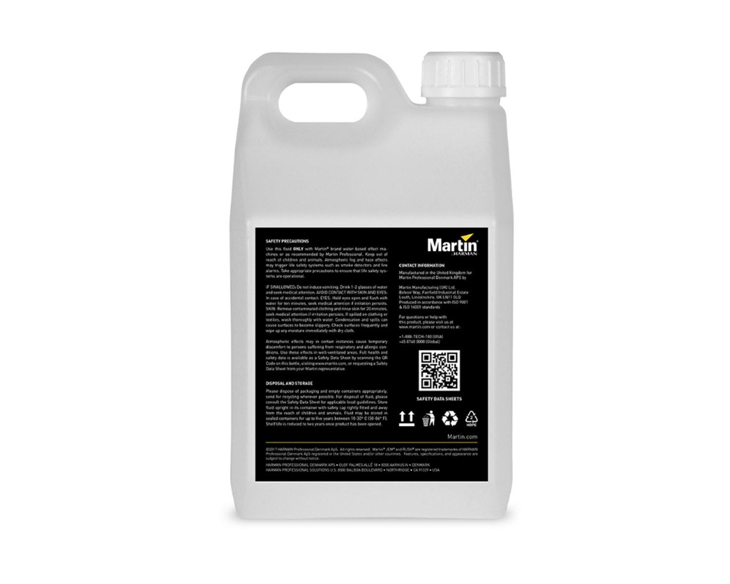 JEMK1HF4X25 - JEM K1 Haze Fluid BOX OF 4x2.5L for K1 Haze Machine Image 2