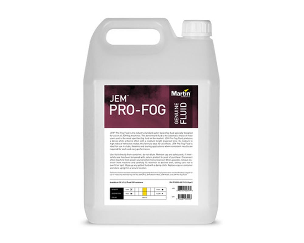 JEMPFHDWB425 - JEM JEM ProFog High Density Water Based Fog Fluid BOX OF 4x2.5L Image 1