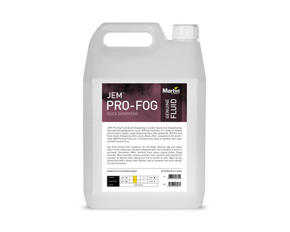 JEMPFQD45 - JEM JEM ProFog Quick Dissipating Fog Fluid Box of 4x5L Image 1
