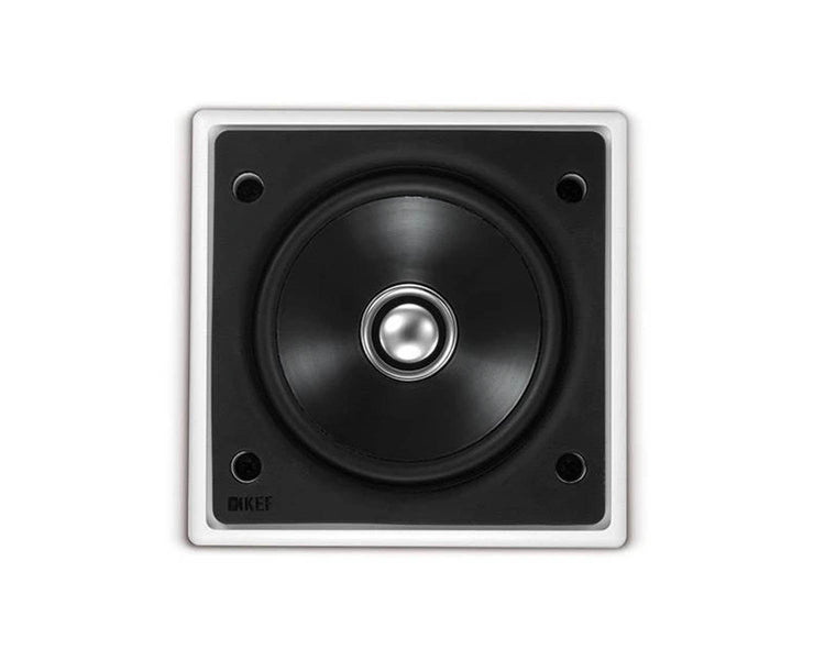 KEFCI100QS - KEF Ci100QS 4inch 2 Way Uni Q Flush Square Ceiling Speaker IP64 Wht Image 2