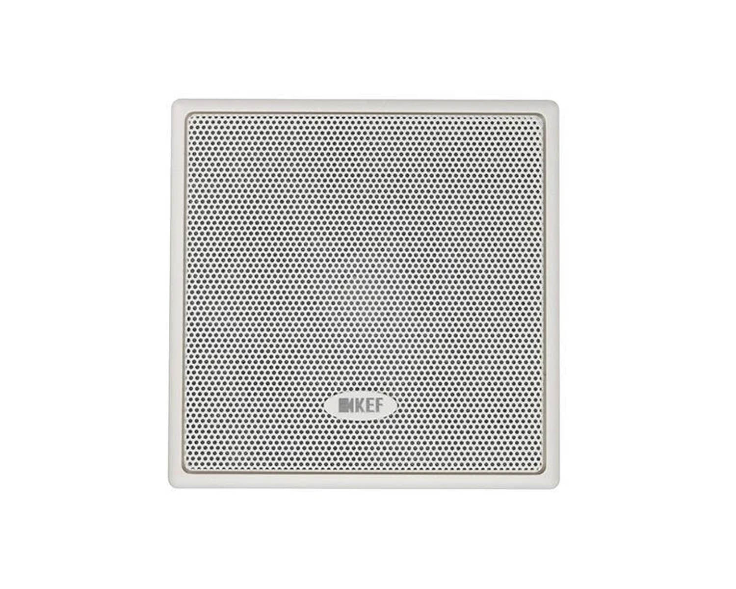 KEFCI100QS - KEF Ci100QS 4inch 2 Way Uni Q Flush Square Ceiling Speaker IP64 Wht Image 3