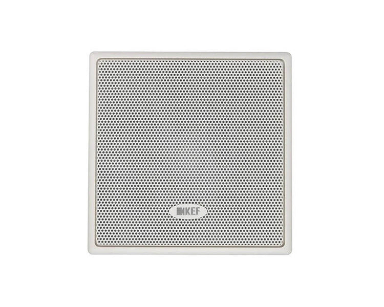 KEFCI100QS - KEF Ci100QS 4inch 2 Way Uni Q Flush Square Ceiling Speaker IP64 Wht Image 3