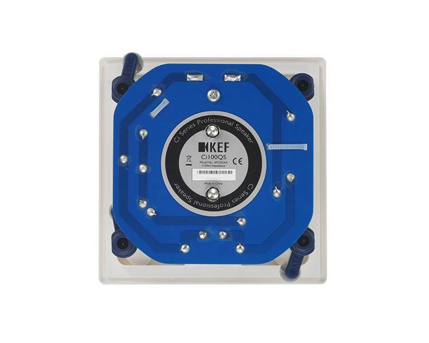 KEFCI100QS - KEF Ci100QS 4inch 2 Way Uni Q Flush Square Ceiling Speaker IP64 Wht Image 4