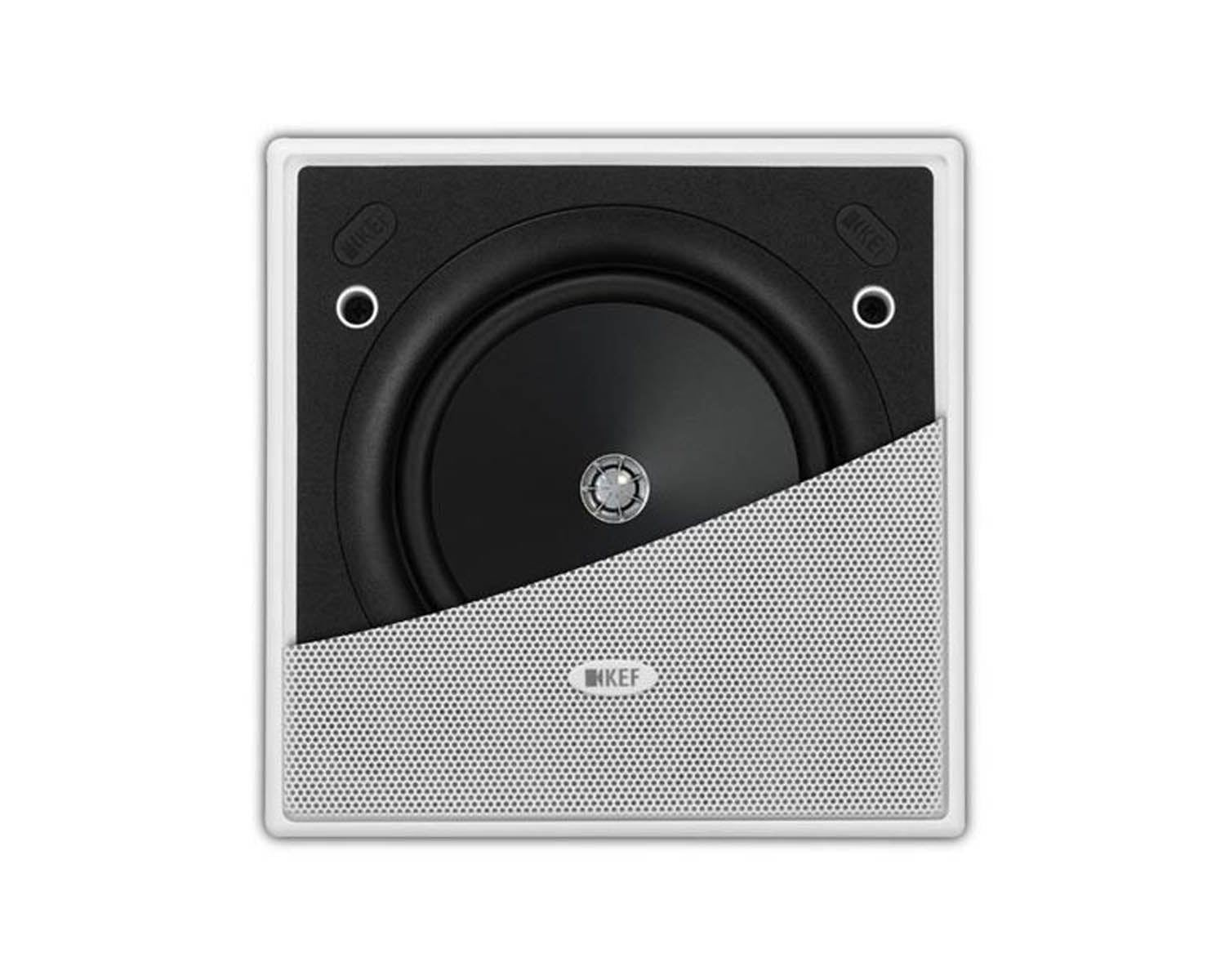 KEFCI1302CS - KEF Ci130.2CS 5.25inch 2 Way Uni Q Flush Square Ceiling Speaker IP64 Wht Image 1