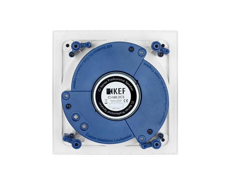 KEFCI1602CS - KEF Ci160.2CS 6.5inch 2 Way Uni Q Flush Square Ceiling Speaker IP64 Wht Image 4