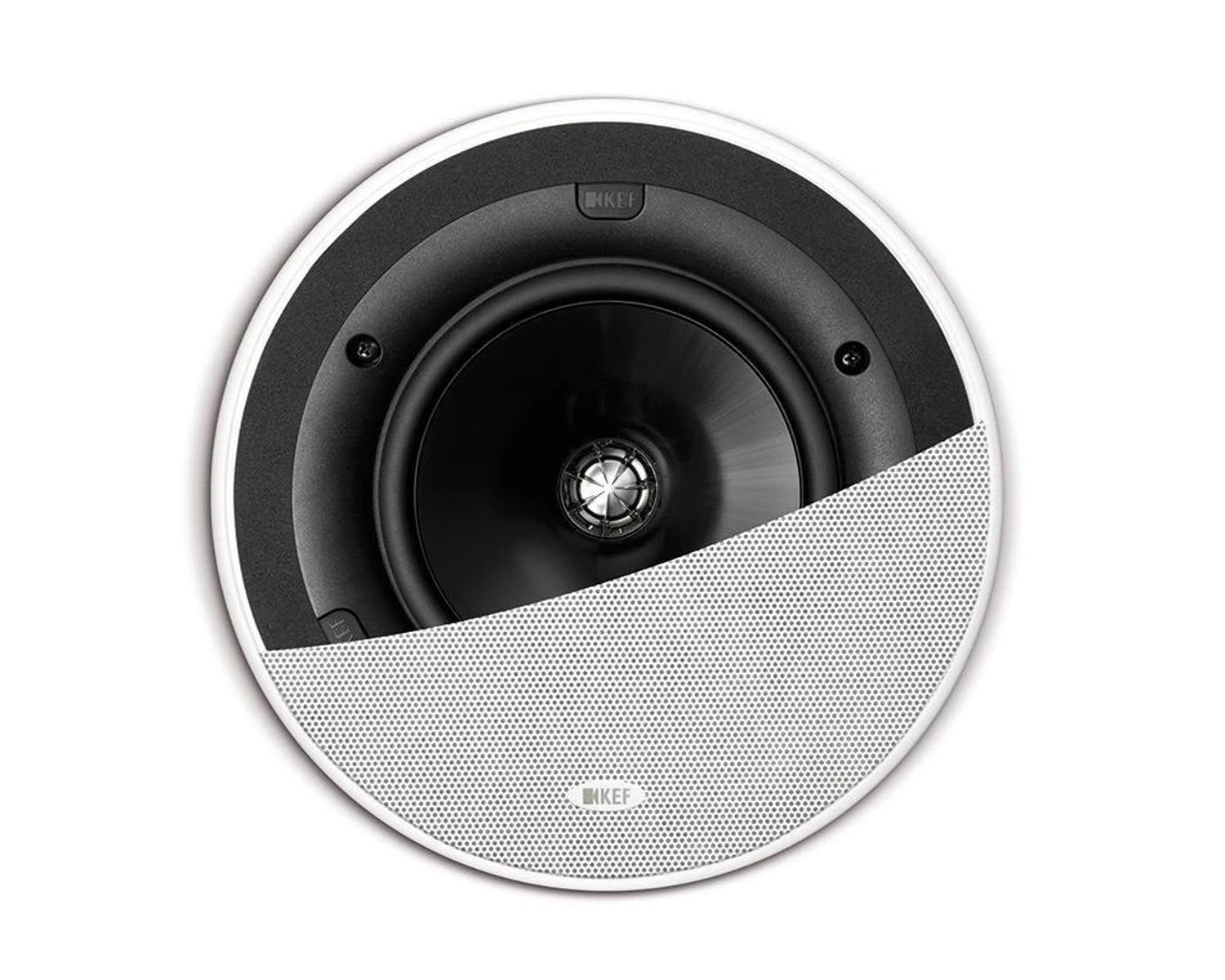 KEFCI160QRU - KEF Ci160QR 6.5inch 2 Way Ultra Thin Bezel Uni Q Ceiling Speaker IP64 Image 1