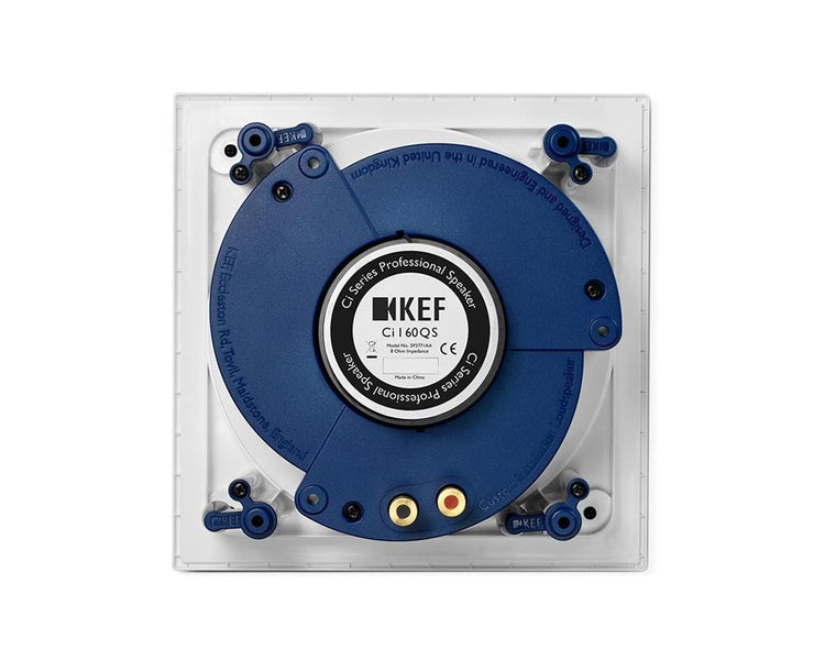 KEFCI160QS1 - KEF Ci160QS 6.5inch 2 Way Uni Q Flush Square Ceiling Speaker IP64 Wht Image 4