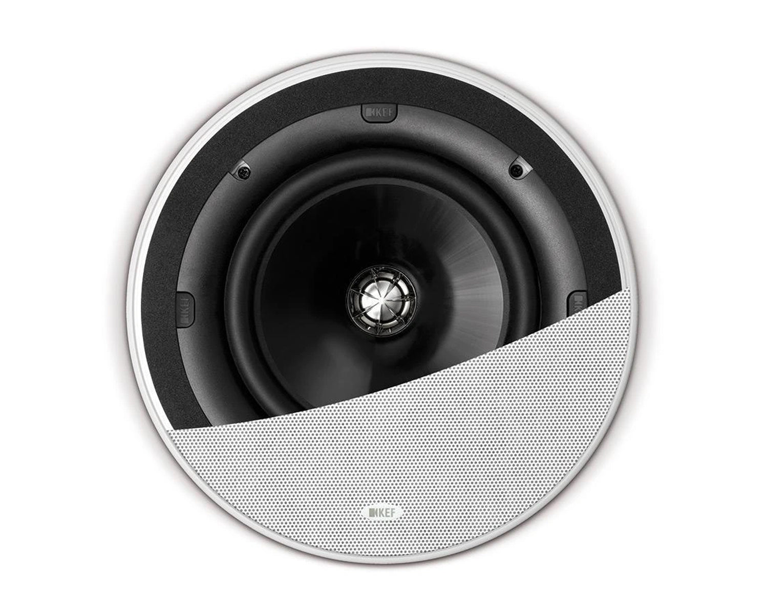 KEFCI200QRU - KEF Ci200QR 8inch 2 Way Ultra Thin Bezel Uni Q Ceiling Speaker IP64 Image 1