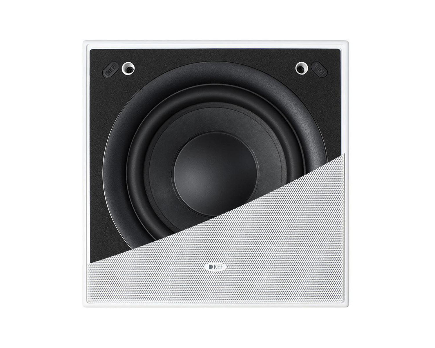 KEFCI200QSB - KEF Ci200QSB THX 8inch Ultra Thin Bezel Wall or Ceiling Subwoofer *PAIR* Image 1