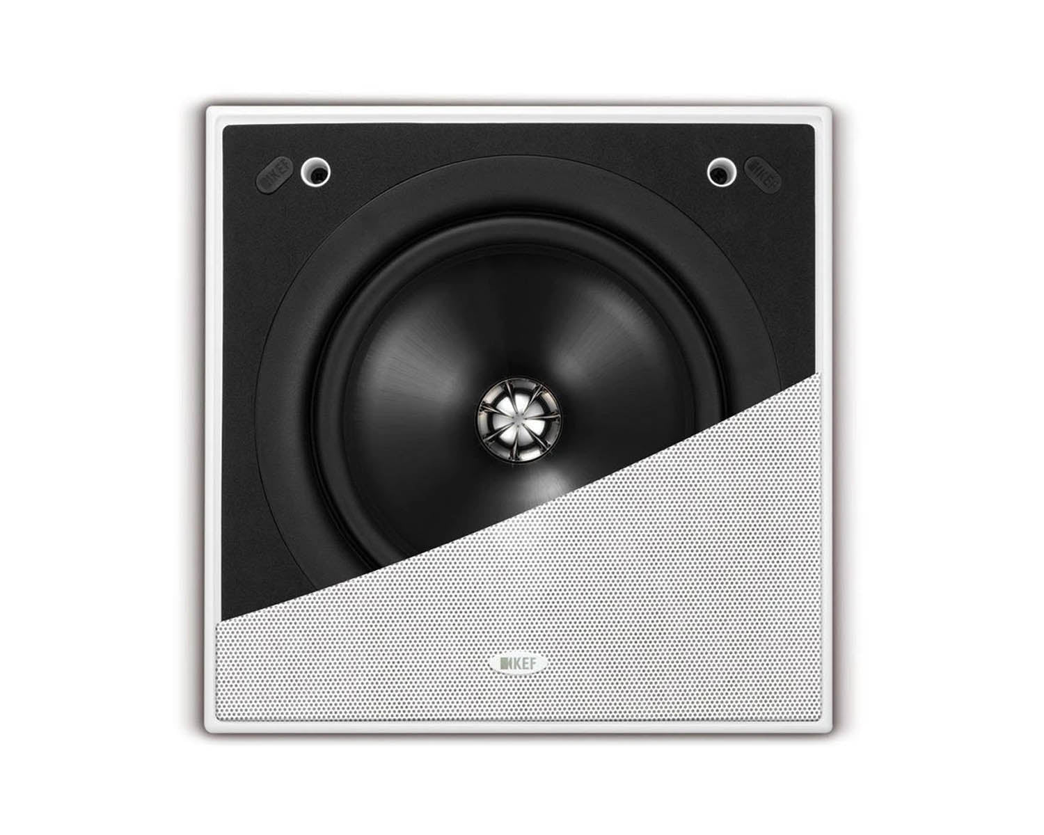 KEFCI200QS - KEF Ci200QS 8inch 2 Way Uni Q Flush Square Ceiling Speaker IP64 Wht Image 1