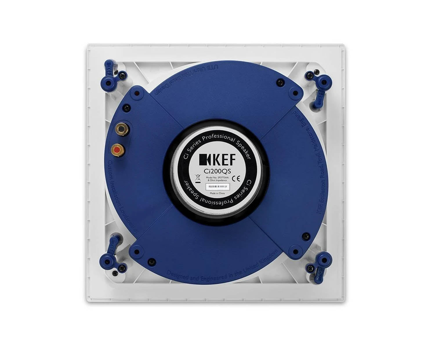 KEFCI200QS - KEF Ci200QS 8inch 2 Way Uni Q Flush Square Ceiling Speaker IP64 Wht Image 4