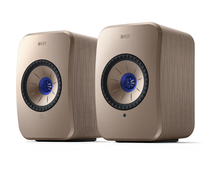 KEFLSX2BE - KEF LSX II 4.5inch 2 Way Uni Q Wireless Loudspeaker Beige PAIR Image 1