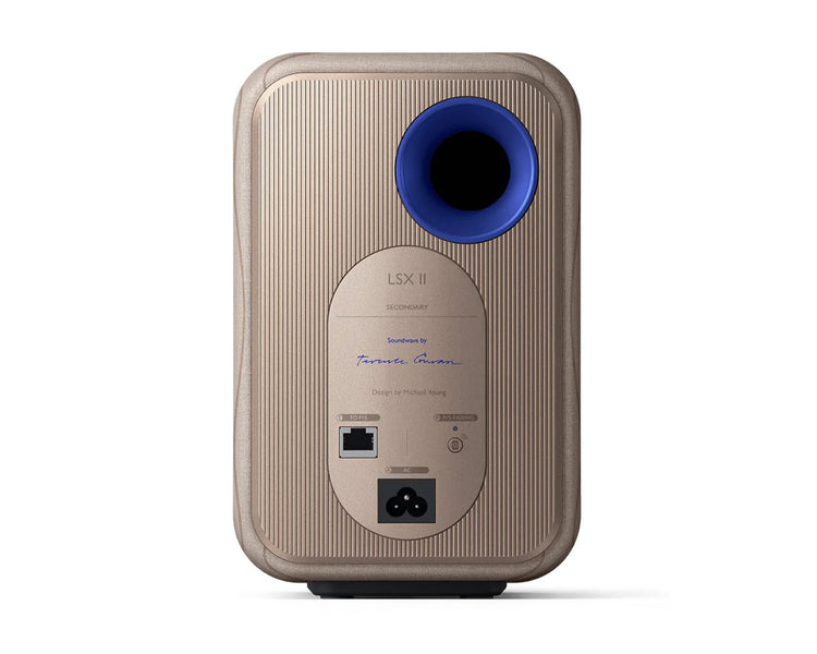 KEFLSX2BE - KEF LSX II 4.5inch 2 Way Uni Q Wireless Loudspeaker Beige PAIR Image 4