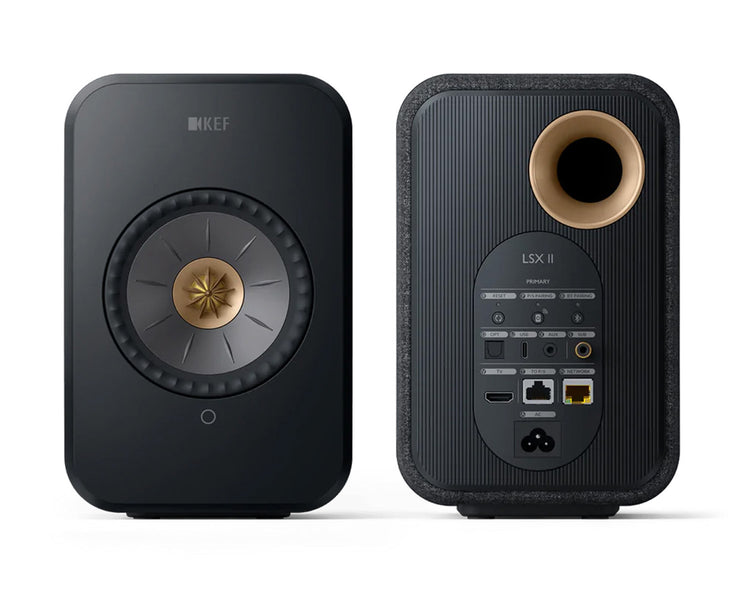 KEFLSX2BK - KEF LSX II 4.5inch 2 Way Uni Q Wireless Loudspeaker Black PAIR Image 2