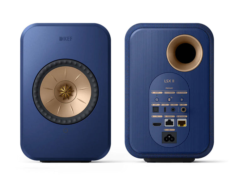 KEFLSX2BU - KEF LSX II 4.5inch 2 Way Uni Q Wireless Loudspeaker Blue PAIR Image 2