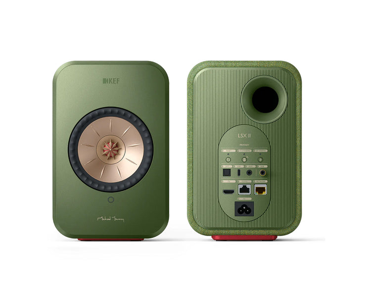 KEFLSX2OL - KEF LSX II 4.5inch 2 Way Uni Q Wireless Loudspeaker Olive PAIR Image 2