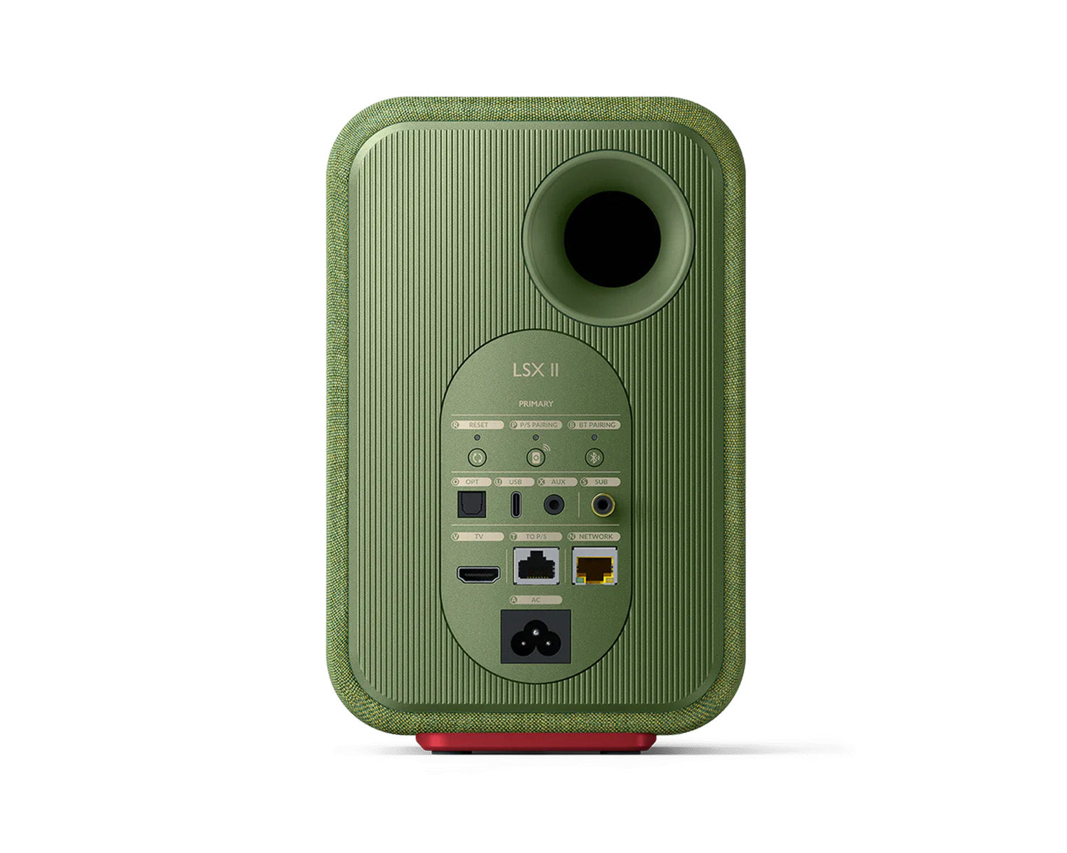 KEFLSX2OL - KEF LSX II 4.5inch 2 Way Uni Q Wireless Loudspeaker Olive PAIR Image 3