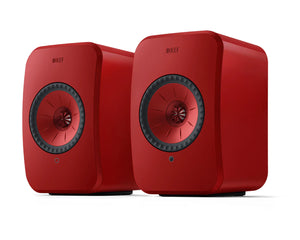 KEFLSX2RD - KEF LSX II 4.5inch 2 Way Uni Q Wireless Loudspeaker Red PAIR Image 1