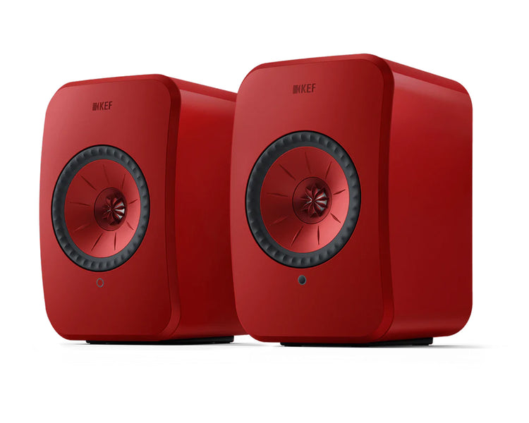 KEFLSX2RD - KEF LSX II 4.5inch 2 Way Uni Q Wireless Loudspeaker Red PAIR Image 1