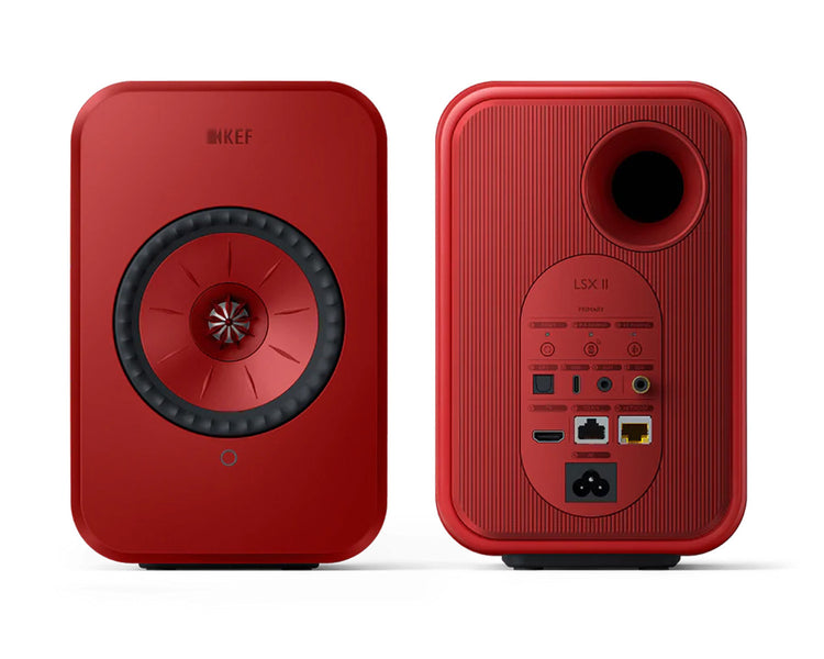 KEFLSX2RD - KEF LSX II 4.5inch 2 Way Uni Q Wireless Loudspeaker Red PAIR Image 2