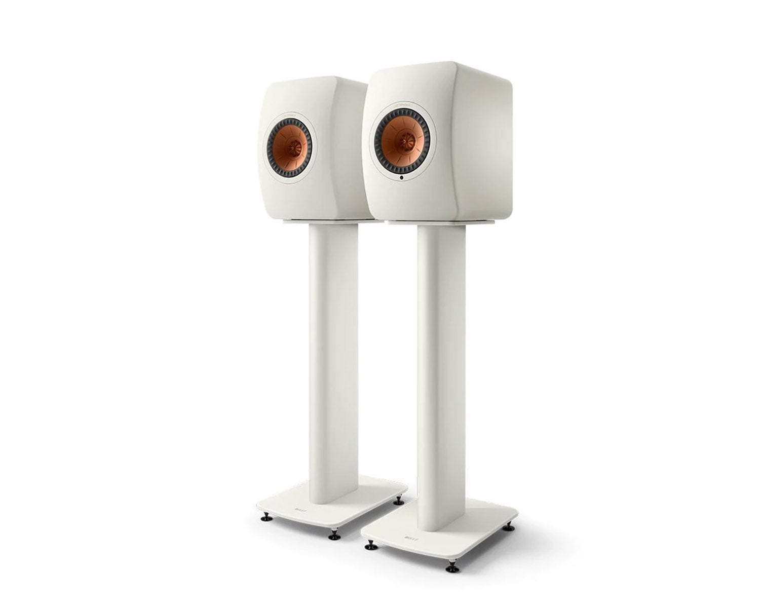 KEFS2FSW - KEF S2 Floor Stand for LS50 Meta or LS50 Wireless II Mineral White PAIR Image 2