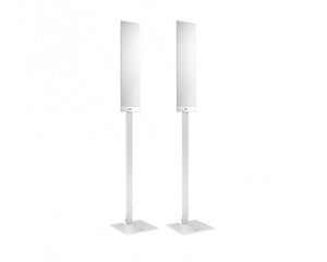 KEFT101FSW - KEF T Series Floor Stand for T101 & T301 Satellite Speakers Wht PAIR Image 1