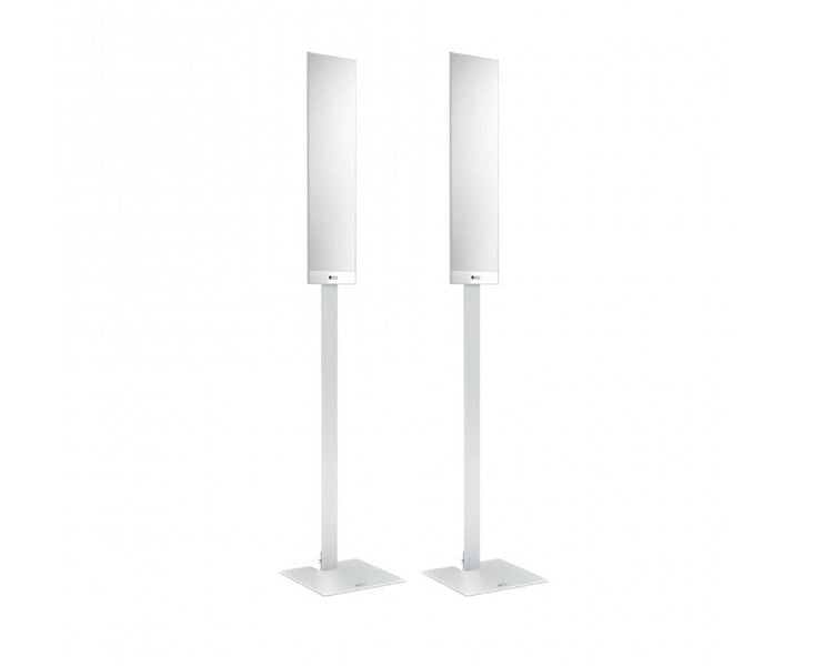 KEFT101FSW - KEF T Series Floor Stand for T101 & T301 Satellite Speakers Wht PAIR Image 1