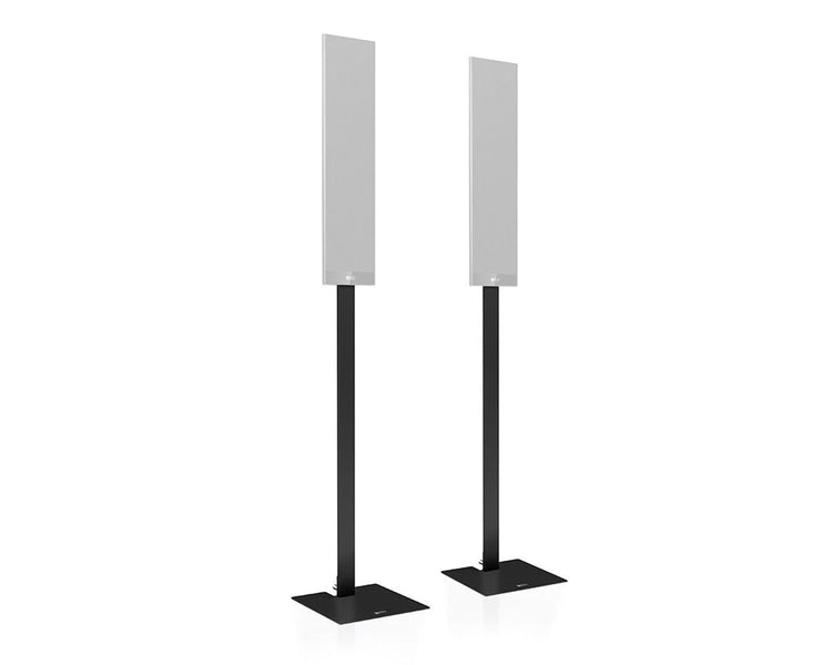 KEFT101FS - KEF T Series Floor Stand for T101 & T301 Satellite Speakers Blk PAIR Image 1