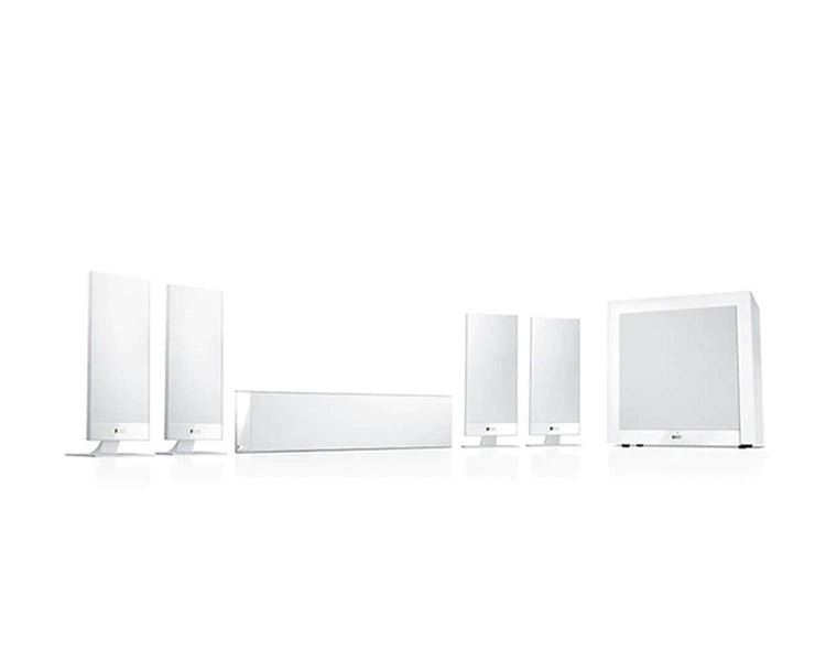KEFT105W - KEF T105 System (4 x T101 Satellites T101c Centre and T2 Sub) White Image 1