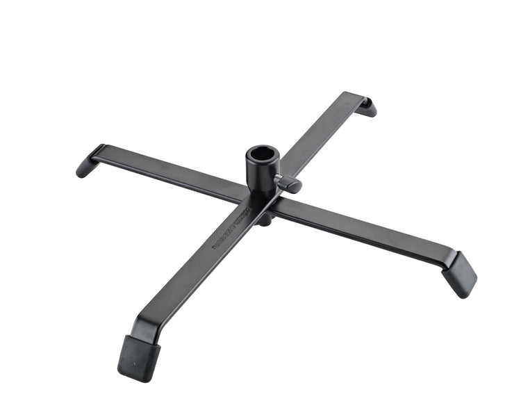 KMS17720 - K&M 17720 Robust Cross Base for Spot Lights Black Image 1