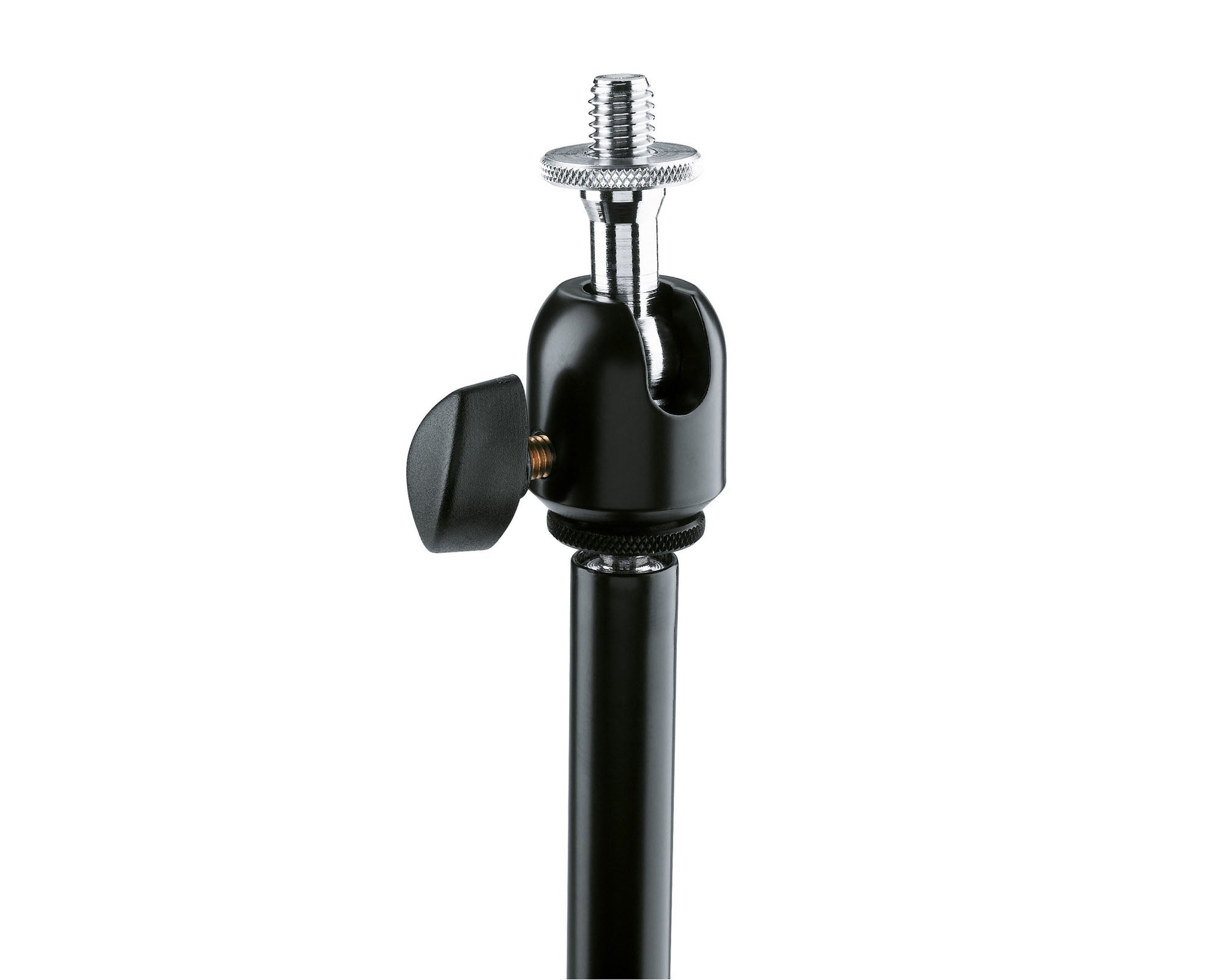 KMS196953 - K&M 19695.300 Universal Joint Black with 3 or 8inch Male Thread Image 1