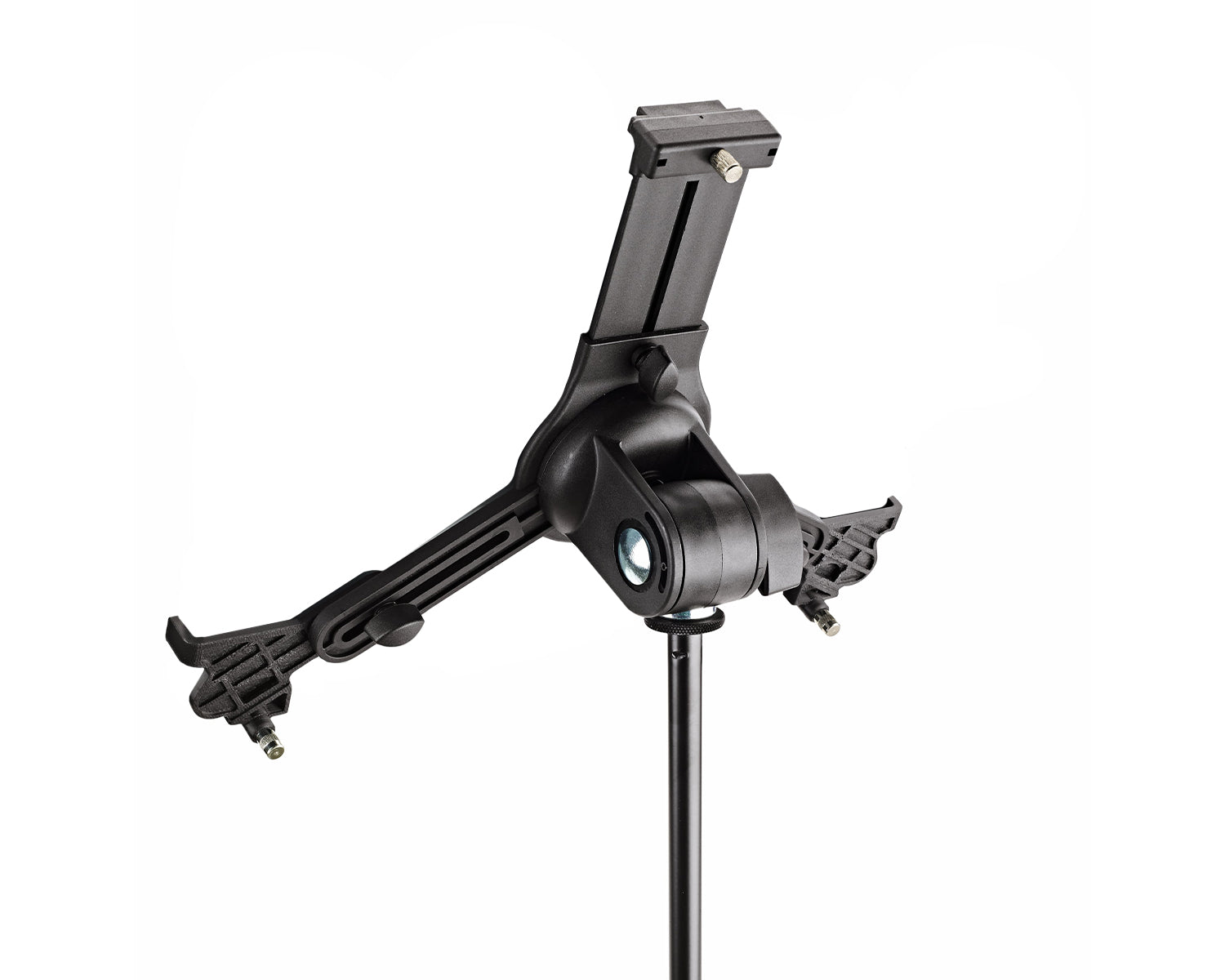 KMS19790 - K&M 19790 Tablet iPad or PC Holder For Mic Stand Top with 3 or 8inch Thread Image 2