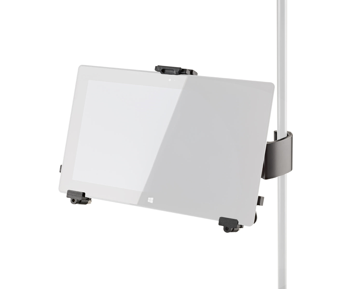 KMS19791 - K&M 19791 Tablet iPad or PC Holder  Clips on to stand up to 30mm Image 2