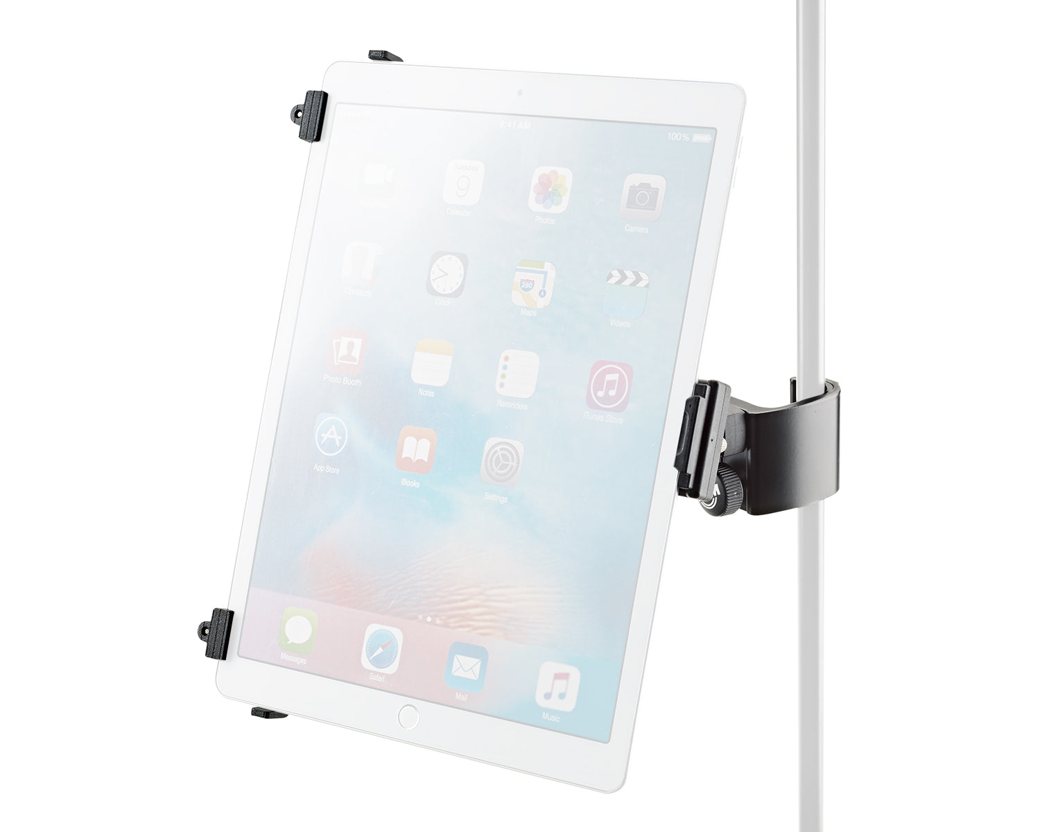 KMS19791 - K&M 19791 Tablet iPad or PC Holder  Clips on to stand up to 30mm Image 3