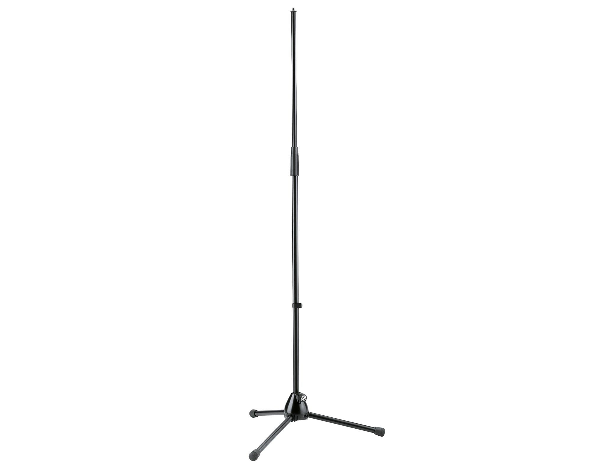 KMS2012 - K&M 201 or 2 Mic Stand Straight All Metal Short Legs Black Image 1