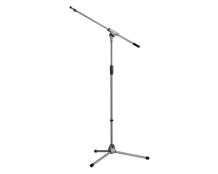 KMS21060 - K&M 210 or 6 (21060) Grey Soft Touch Metal Mic Boom Stand with Long Legs Image 1