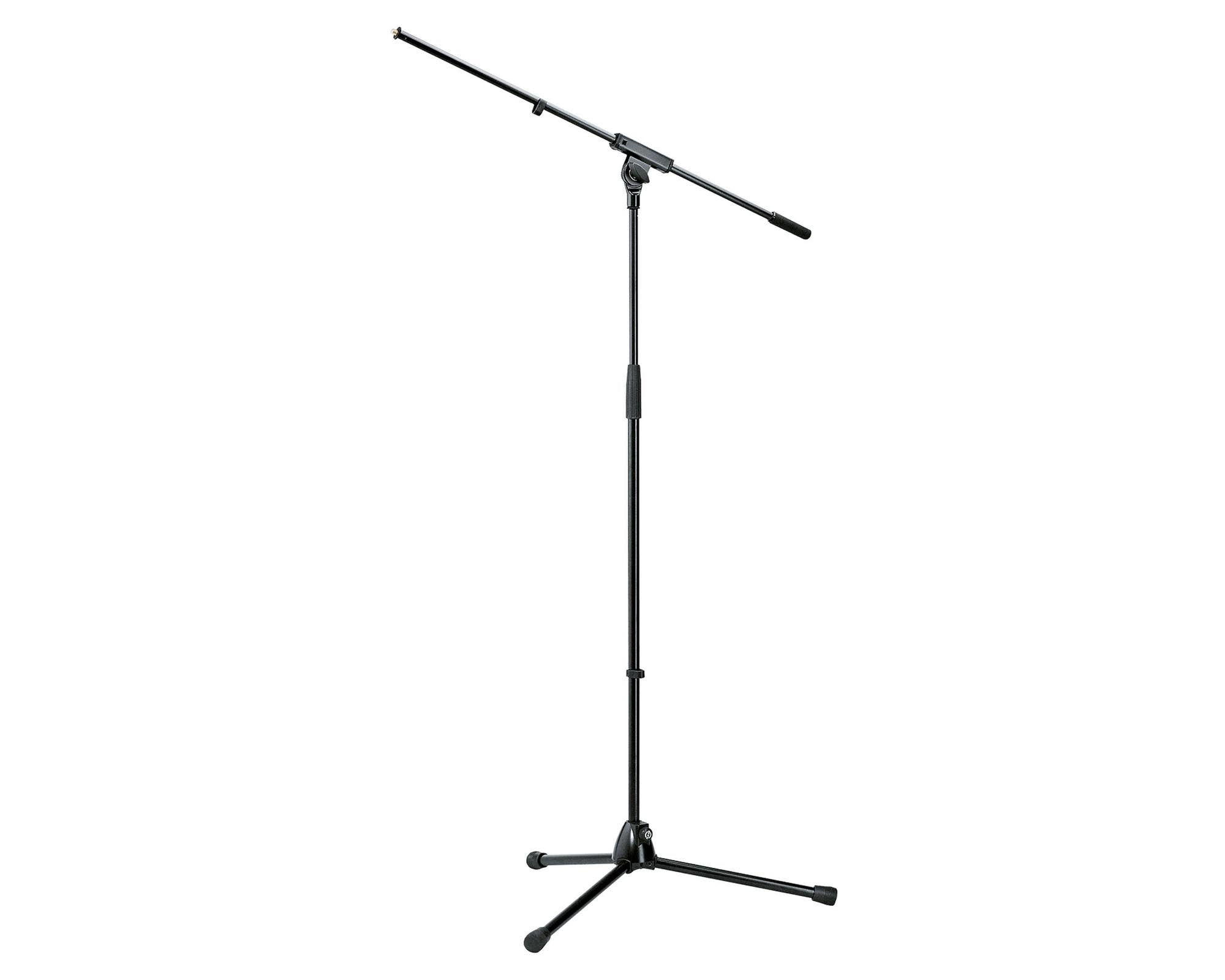 KMS2106 - K&M 210 or 6 Black Mic Boom Stand All Metal with Long Legs Black Image 1