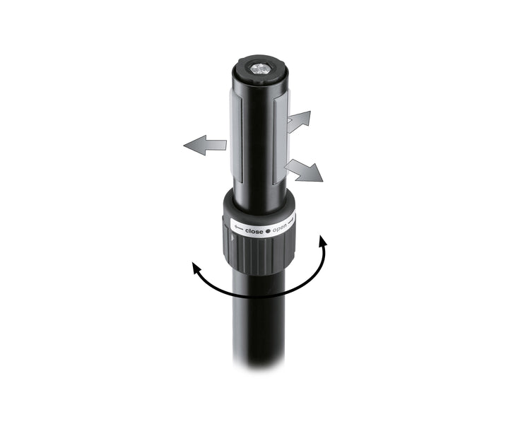 KMS21340 - K&M 21340 Distance Rod with Hand Crank with 35mm RING LOCK or M20 Ends Image 2