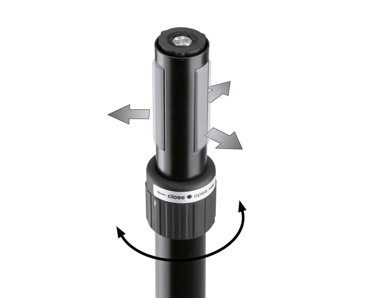 KMS21366 - K&M 21366 Distance Rod Telescopic 1005 1485mm or 35mm RING LOCK Ends Image 3