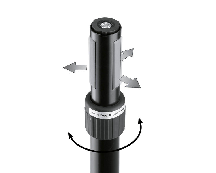 KMS21367 - K&M 21367 Distance Rod 890 1380mm with M20 and 35mm RING LOCK Ends Image 3