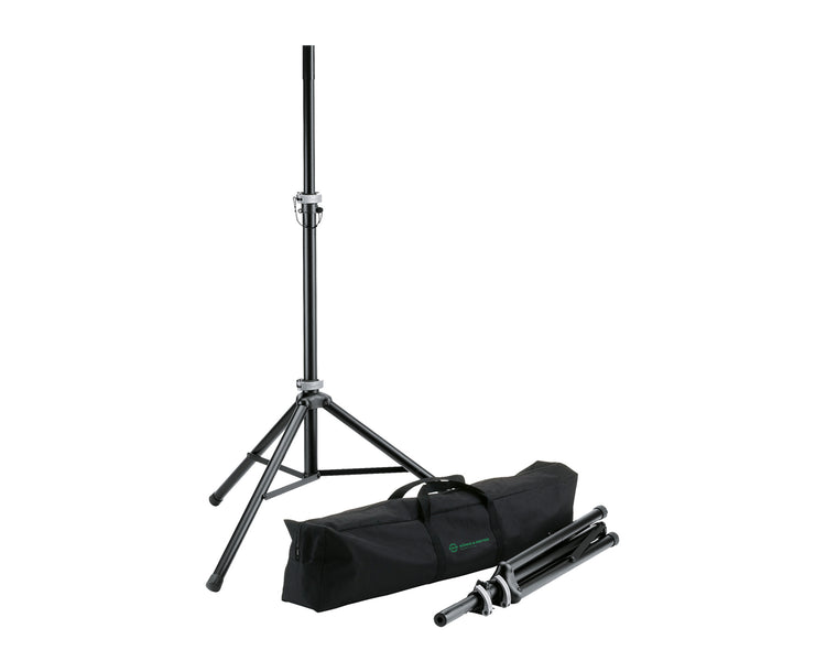 KMS21459 - K&M 21459 Speaker Stand Package 2 x 21450 Stands and Carry Bag Image 1