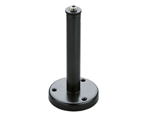 KMS22110 - K&M 221A (22010) Table Flange Black Base and Tube with 3 or 8inch Thread  Image 1