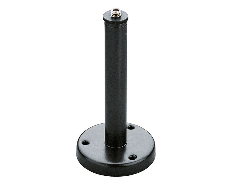 KMS22110 - K&M 221A (22010) Table Flange Black Base and Tube with 3 or 8inch Thread  Image 1