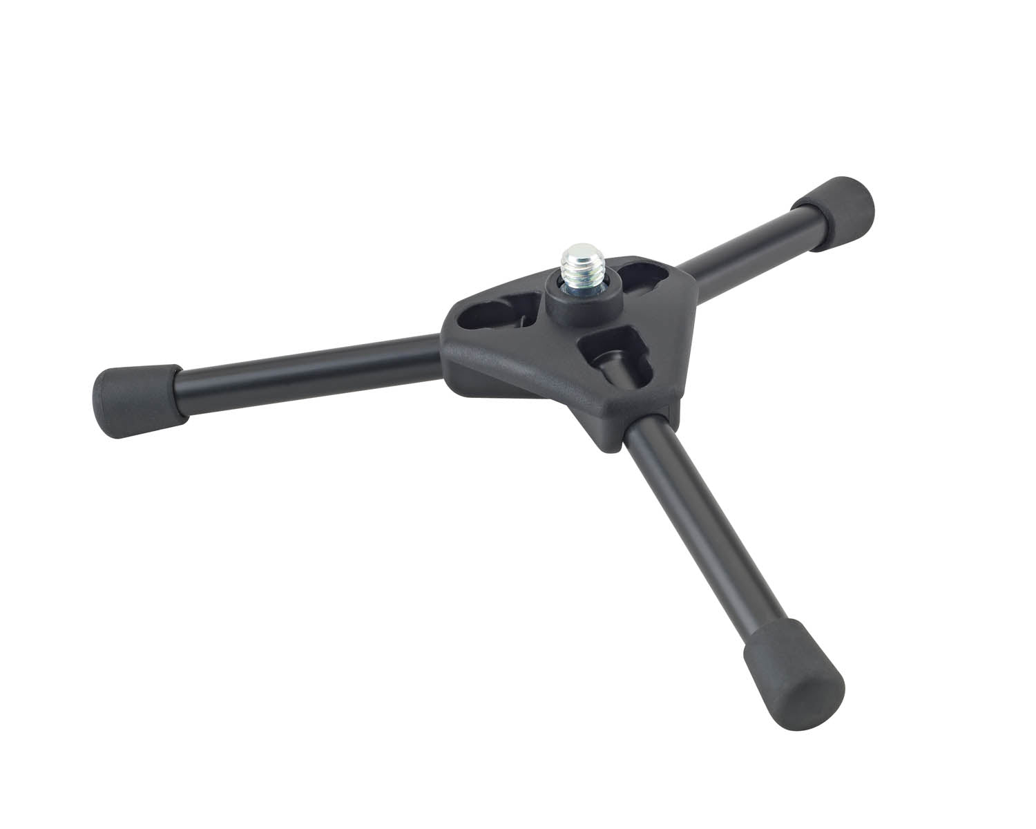 KMS2311B - K&M 231 or 1 3 Legged Table Mic Stand with Metal Legs Black Image 1