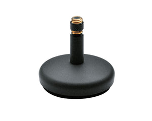 KMS23266 - K&M 23266 Compact Round Base Table Stand 60mm Grey Image 1
