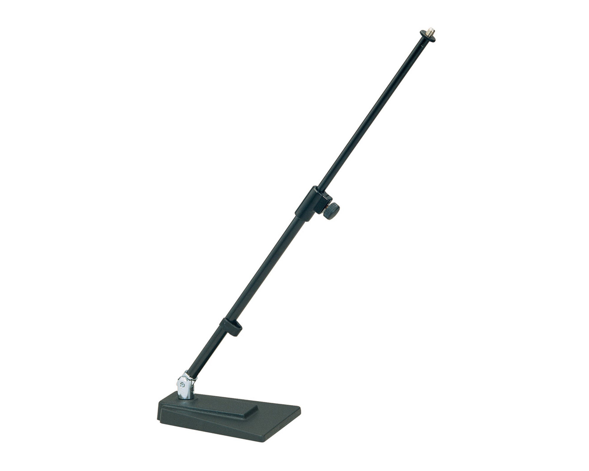 KMS23400 - K&M 234 Heavy Base Table or Floor Mic Stand with Tilt Angle Adjustment Image 1