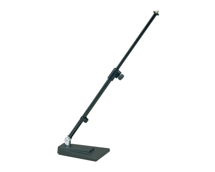 KMS23400 - K&M 234 Heavy Base Table or Floor Mic Stand with Tilt Angle Adjustment Image 1