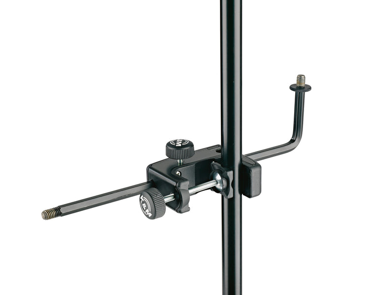 KMS24050 - K&M 240 or 5 Universal Microphone Holder Tube or Table Clamp Black Image 1