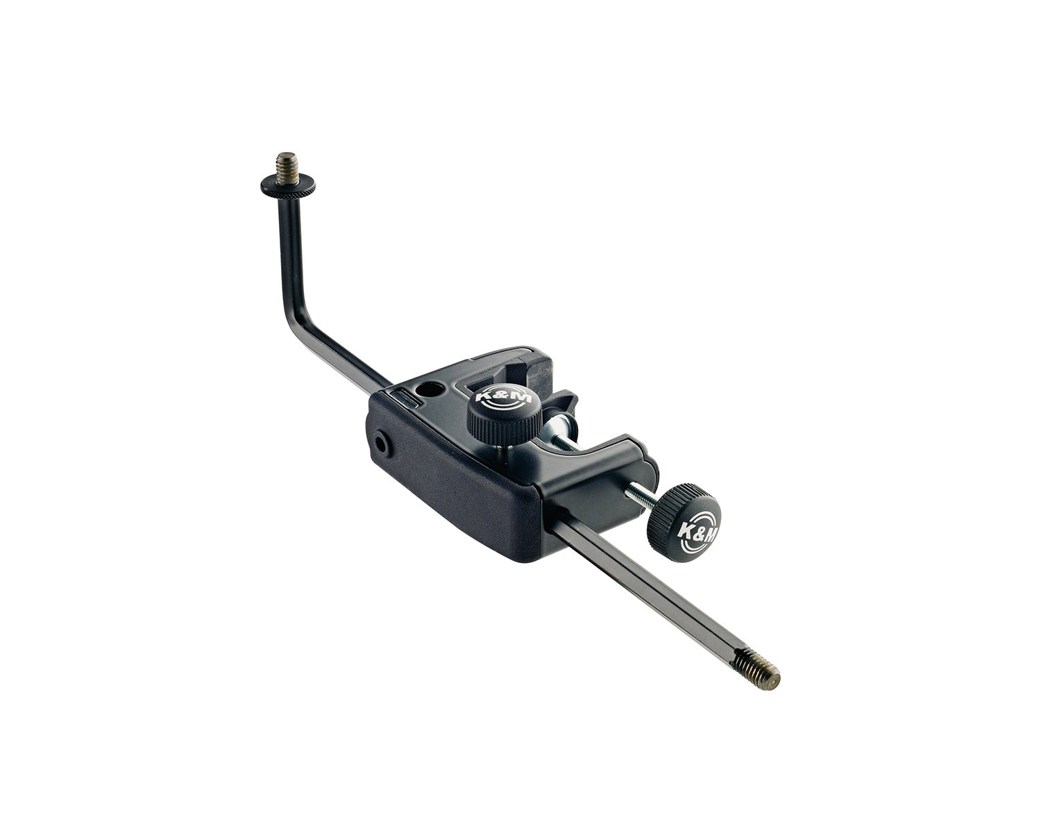 KMS24050 - K&M 240 or 5 Universal Microphone Holder Tube or Table Clamp Black Image 2