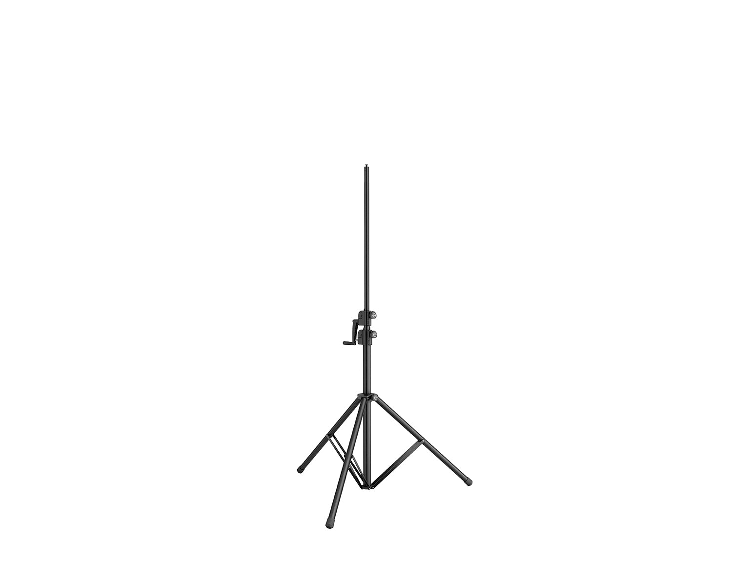 KMS24730 - K&M 24730 Wind up Stand for Lighting or Loudspeakers 1405 3000mm Black Image 2
